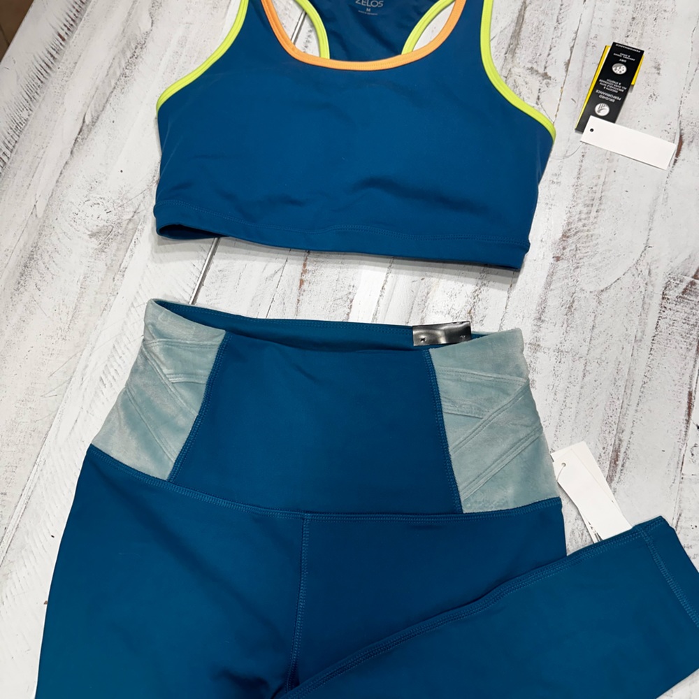 NWT Zelos activewear set -Medium